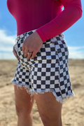 Kreek Denim Shorts - Check: