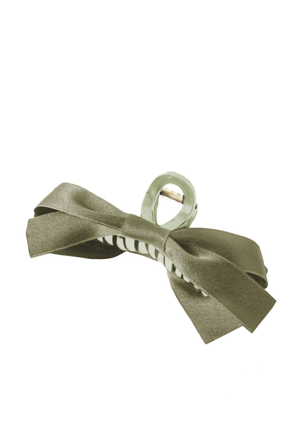 Black Bow Decor Large Hair Claw Clip: Black / Plastic / ONE SIZE