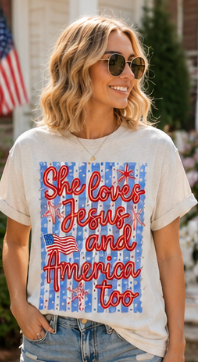 She Loves Jesus and America too