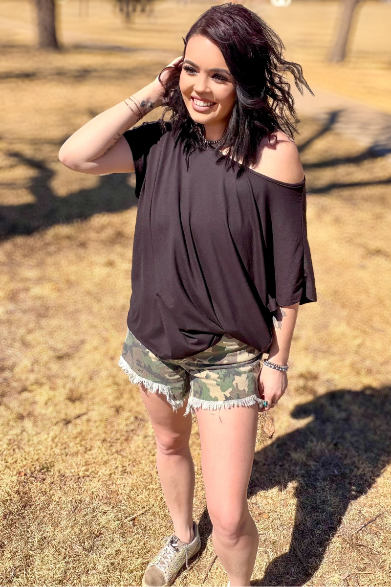 Kreek Denim Shorts - Camo: 11/12